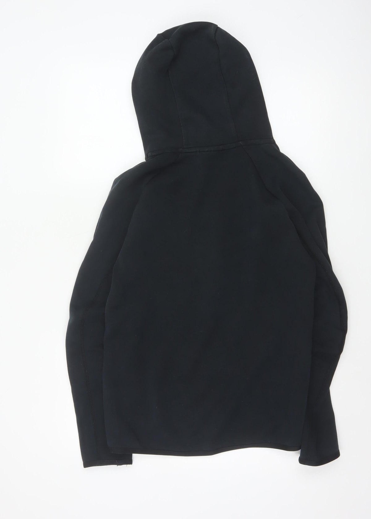 Nike Women’s Black XS Tech Fleece Pullover Hoodie Logo Pockets