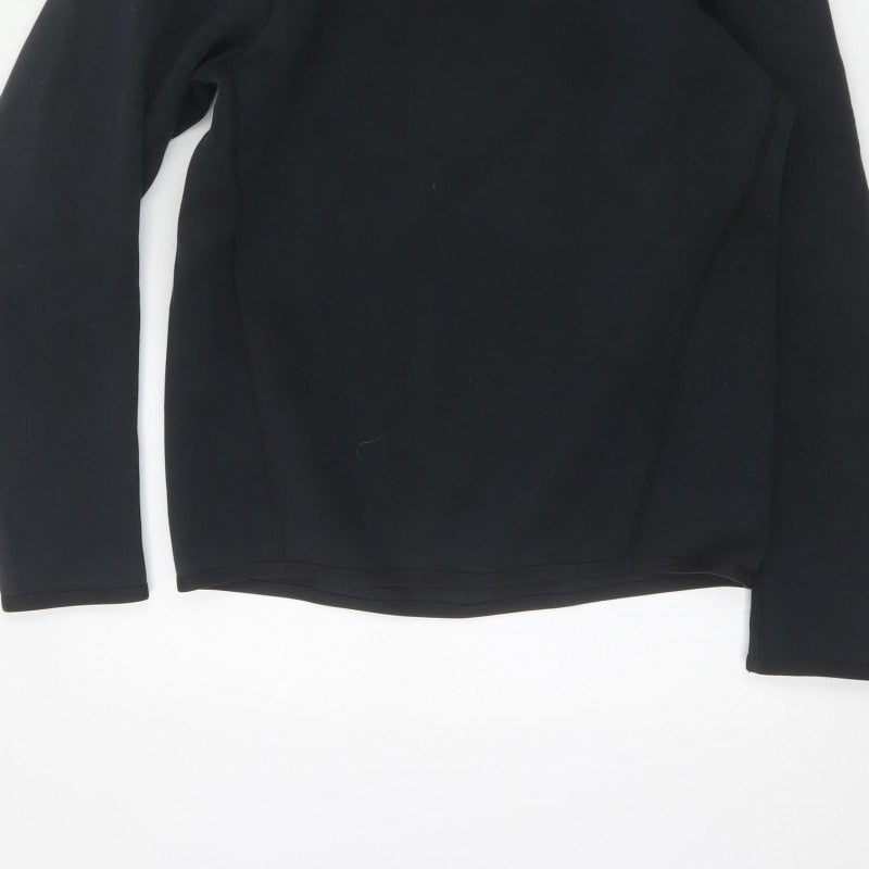 Nike Women’s Black XS Tech Fleece Pullover Hoodie Logo Pockets