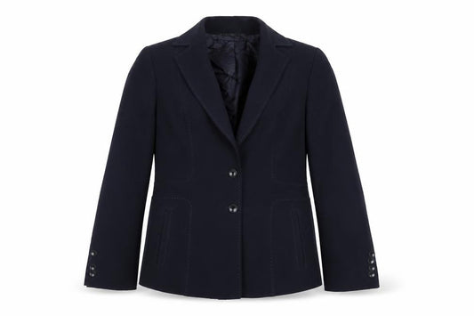 Precis Petite Women Blue UK 14 Tailored Lined Two-Button Blazer