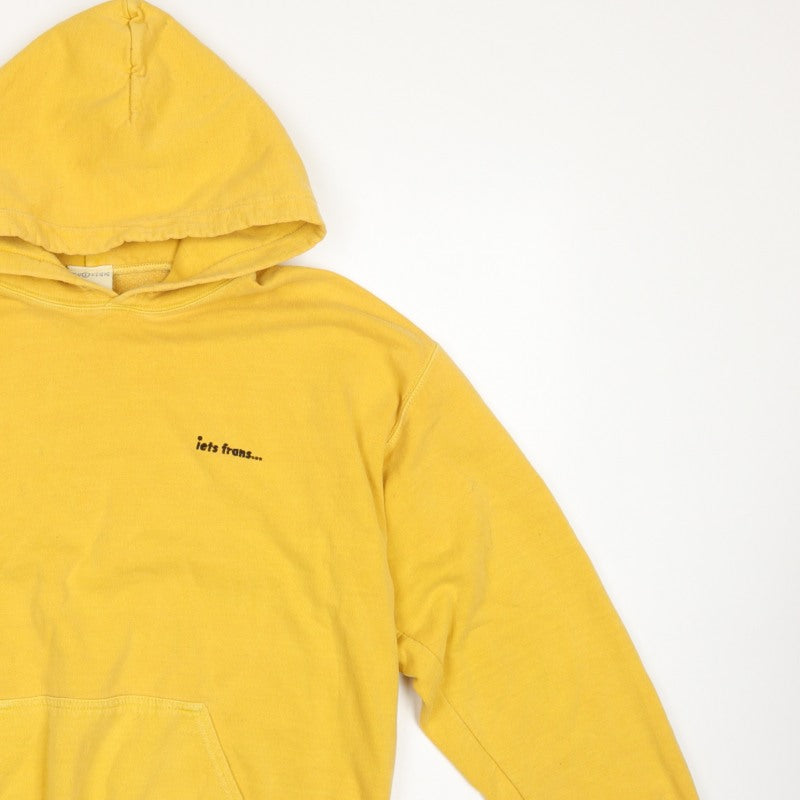 Iets Frans... Men’s Yellow Small Pullover Hoodie Logo Pocket