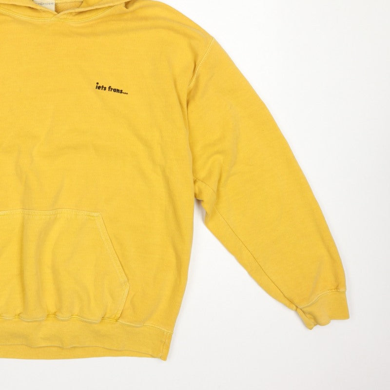 Iets Frans... Men’s Yellow Small Pullover Hoodie Logo Pocket