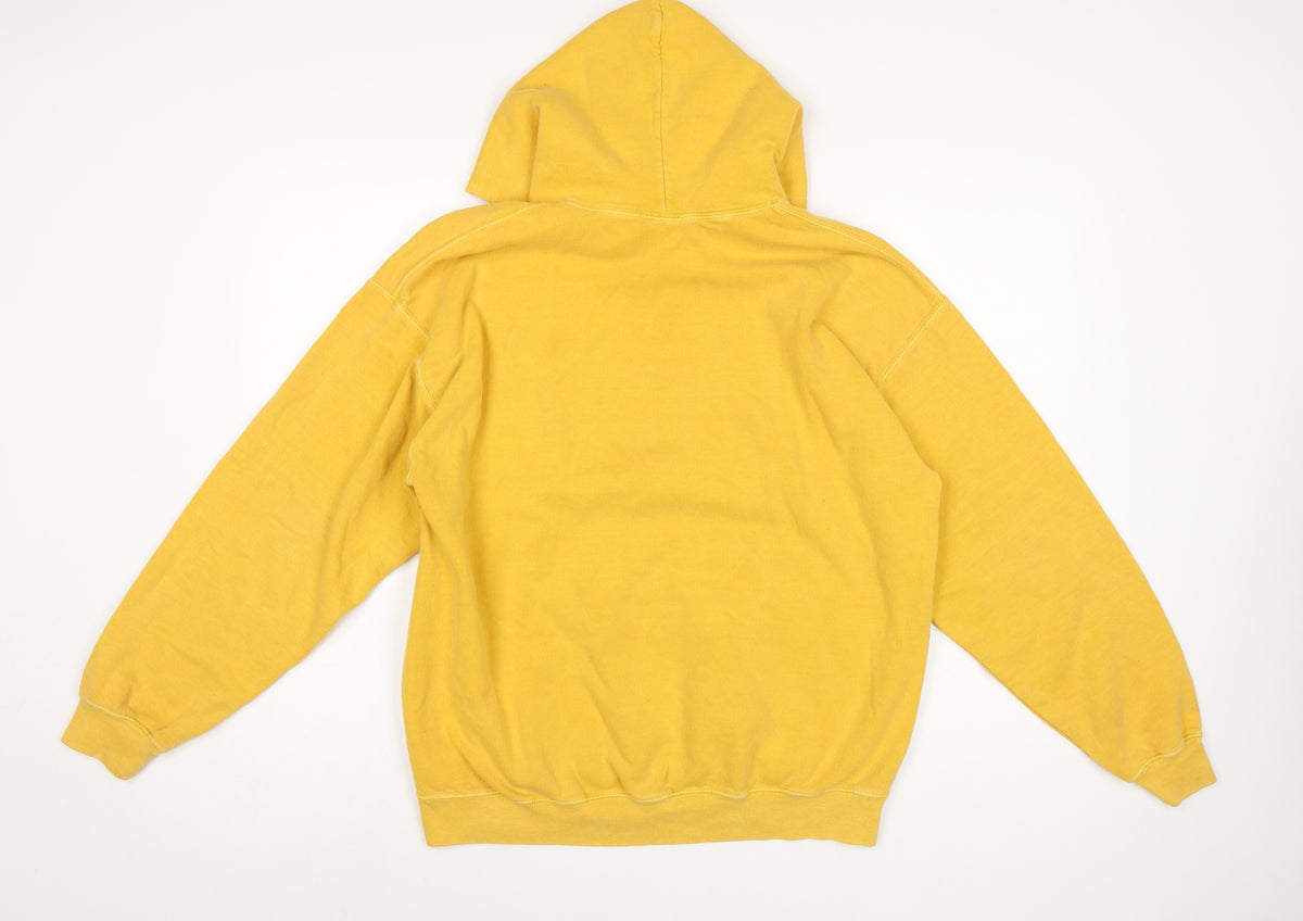 Iets Frans... Men’s Yellow Small Pullover Hoodie Logo Pocket