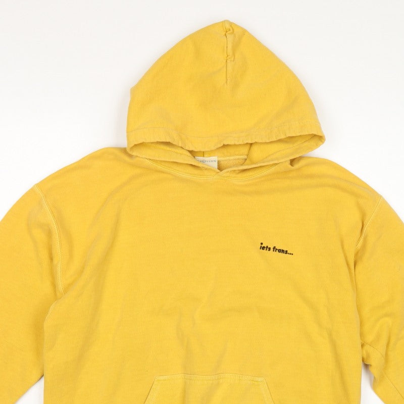 Iets Frans... Men’s Yellow Small Pullover Hoodie Logo Pocket