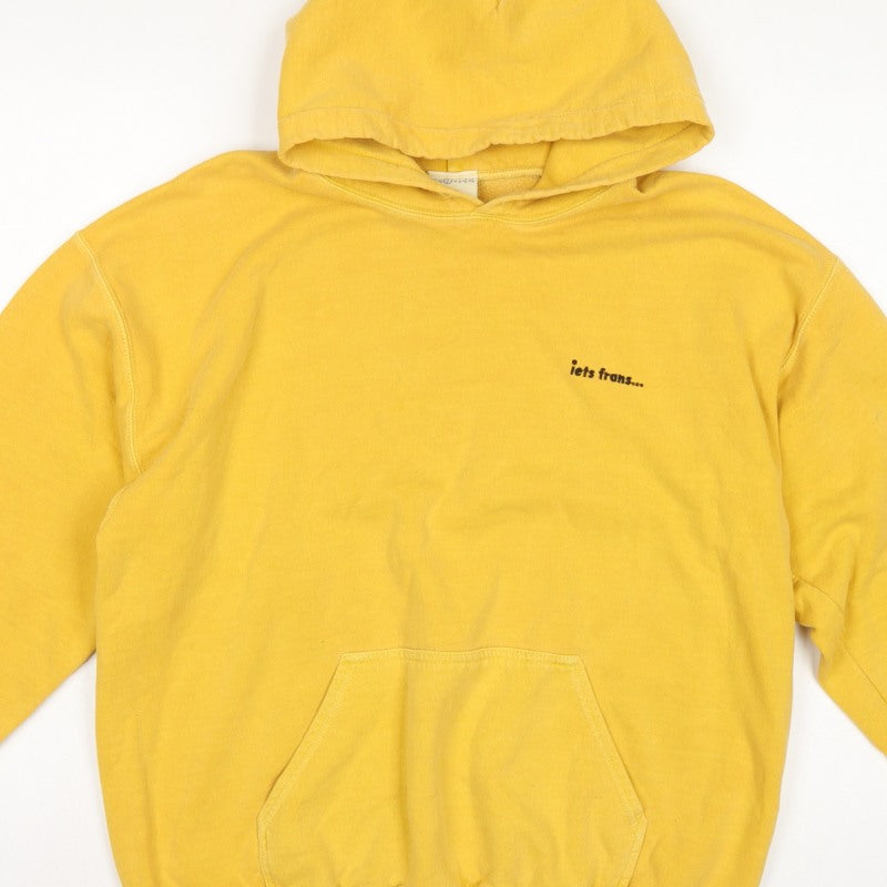 Iets Frans... Men’s Yellow Small Pullover Hoodie Logo Pocket
