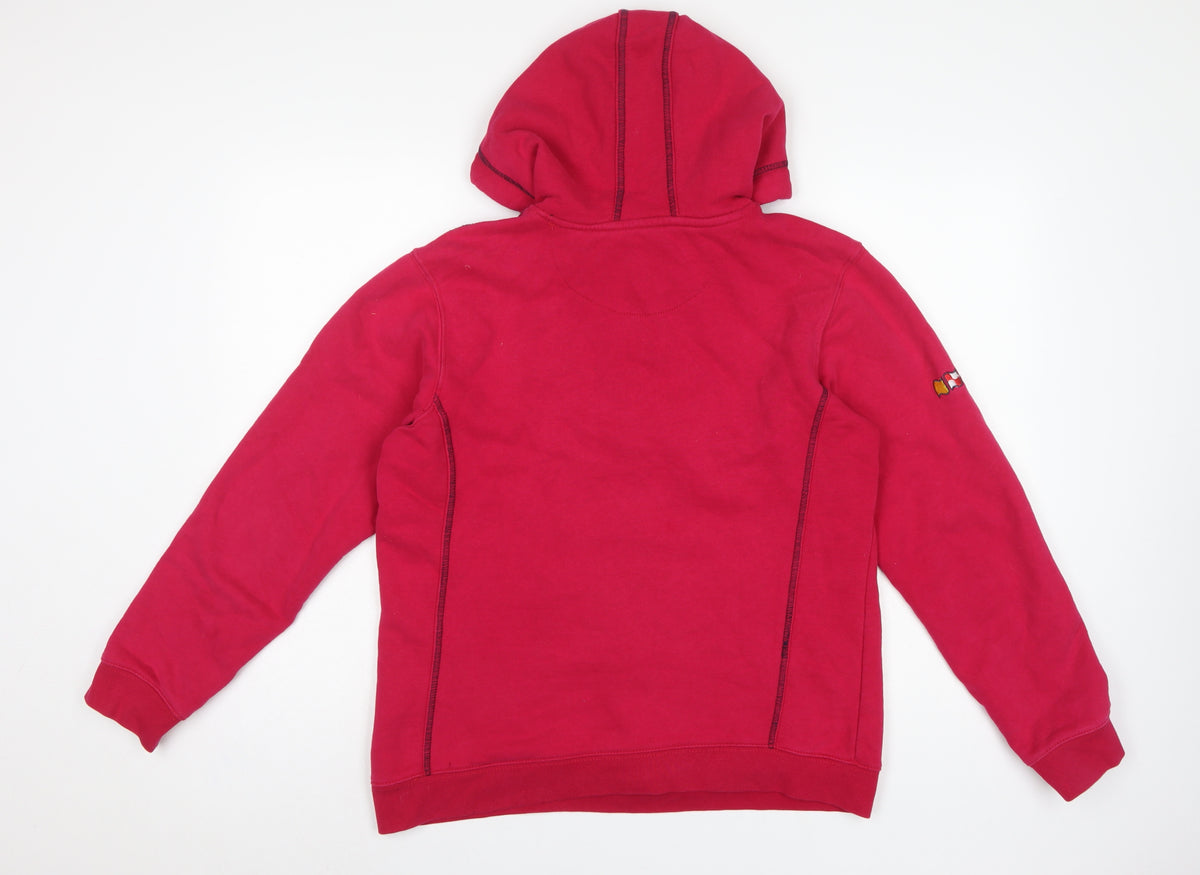 Quba Sails Women’s Red UK 12 Pullover Hoodie Nautical Logo
