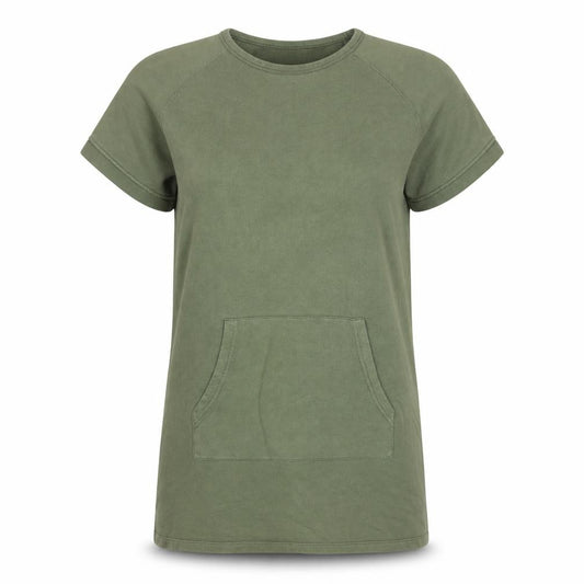 Baukjen Women Green UK 10 Tunic Sweatshirt Organic Cotton Pocket