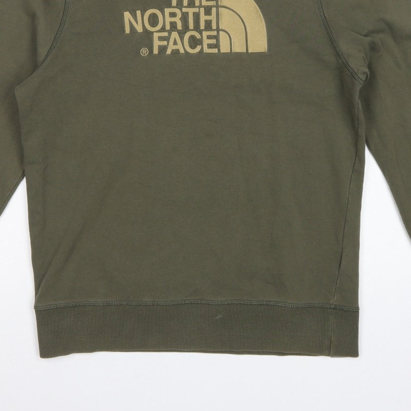 The North Face Men's Green S Pullover Logo Graphic Sweatshirt