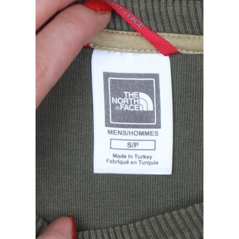 The North Face Men's Green S Pullover Logo Graphic Sweatshirt