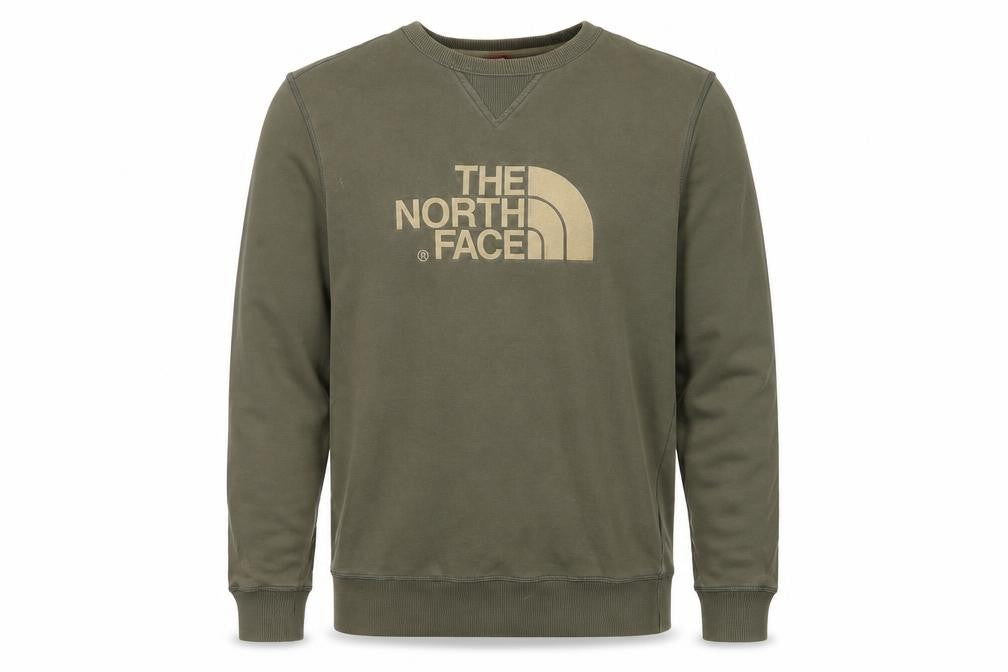 The North Face Men's Green S Pullover Logo Graphic Sweatshirt