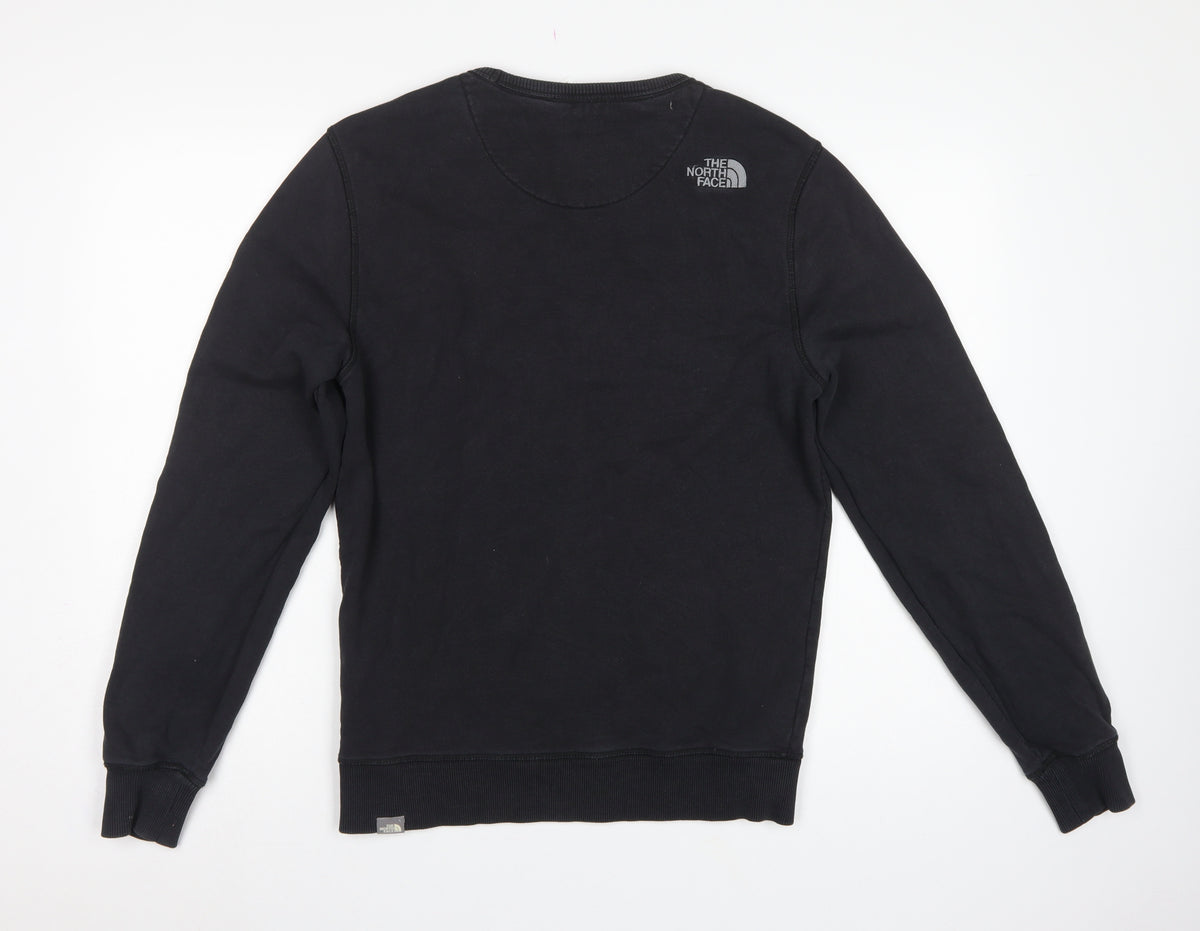The North Face Men’s Black S Logo Graphic Crew Neck Sweatshirt