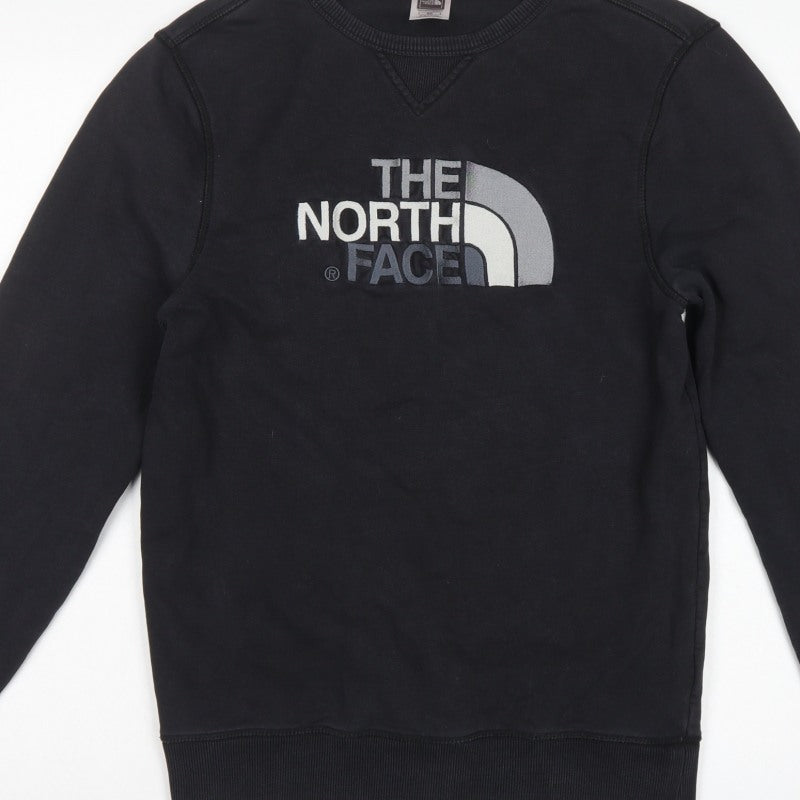 The North Face Men’s Black S Logo Graphic Crew Neck Sweatshirt