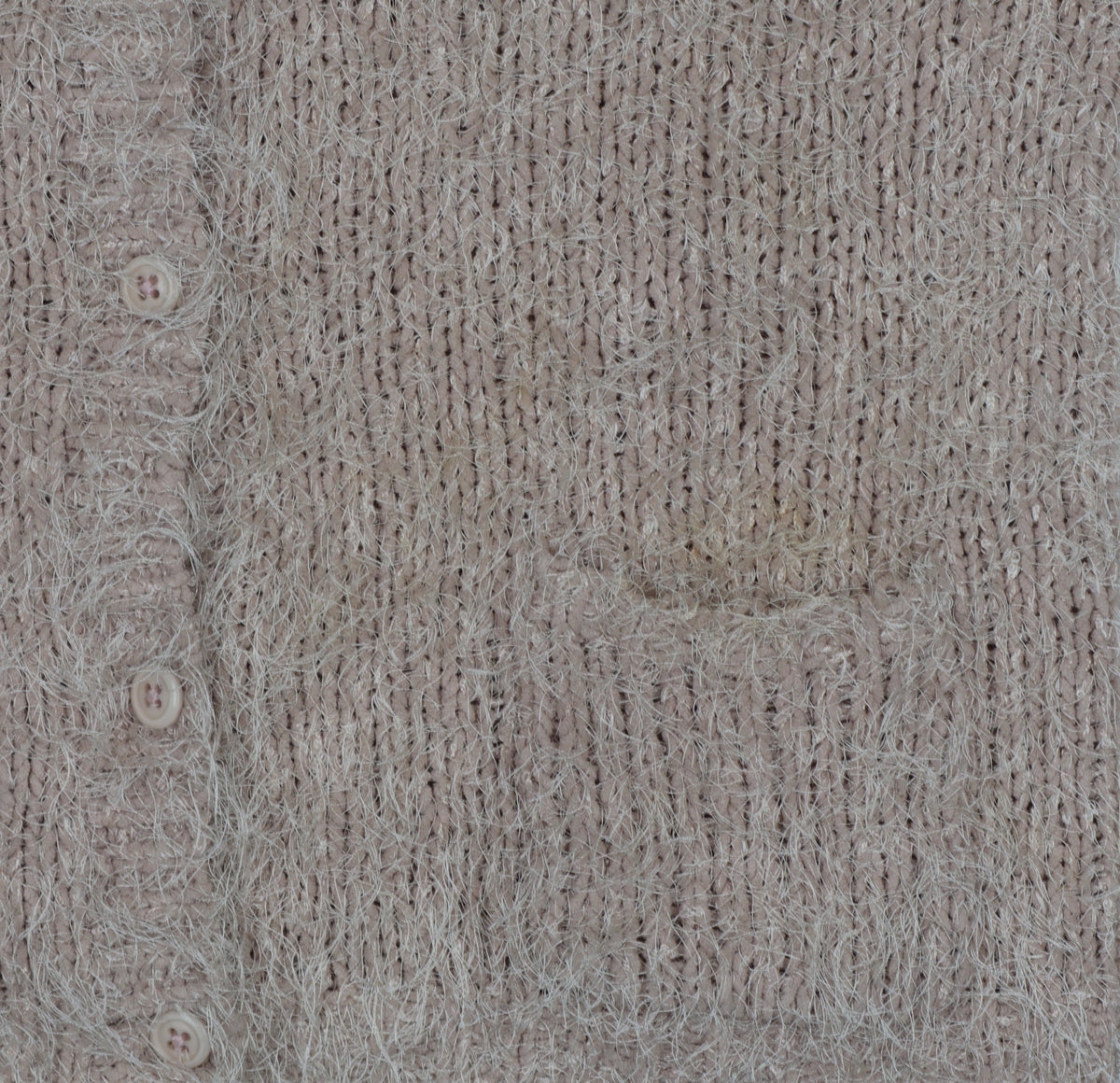 Red Herring Women’s Beige Size 14 Fluffy Knit Button Cardigan