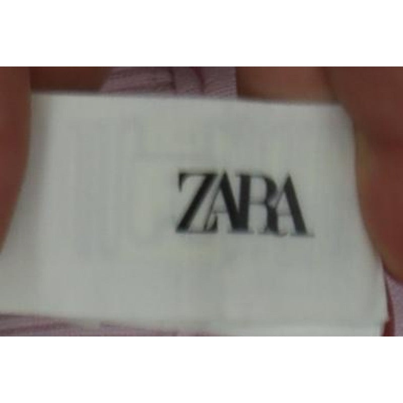 Zara Women Pink S Pullover Sweatshirt Crew Neck Raglan Sleeve