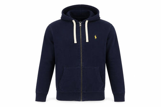 Polo Ralph Lauren Men’s Blue Small Full Zip Logo Hoodie