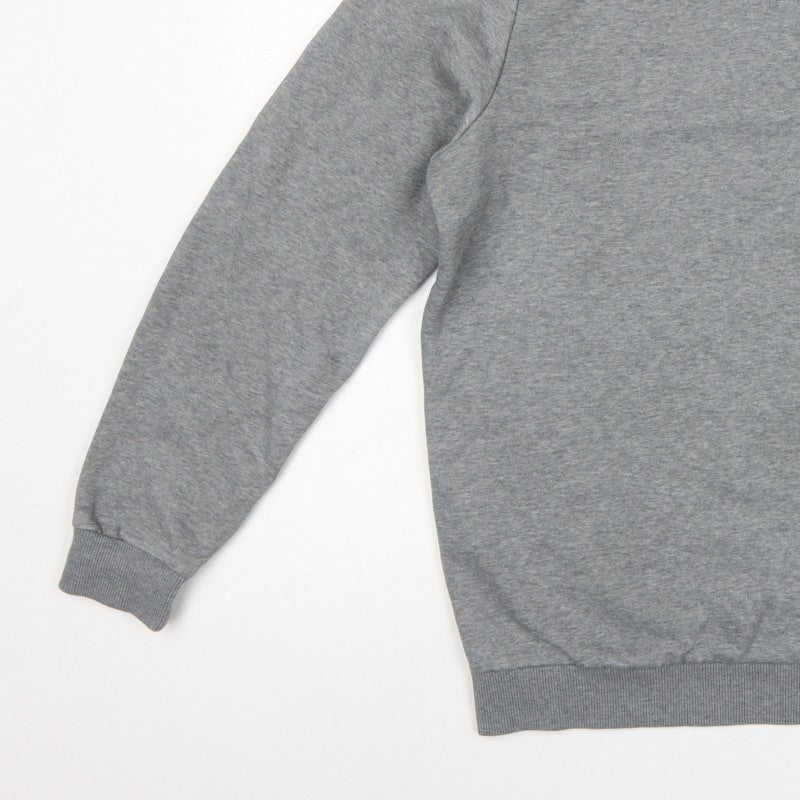 Puma Men's Grey M Pullover Crew Neck Logo Fleece Sweatshirt
