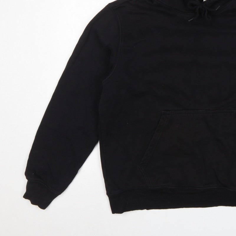 Weekday Women’s Black M Pullover Hoodie Hooded Kangaroo Pocket