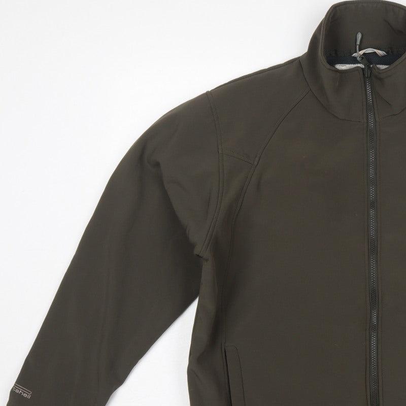 Regatta Men's Green XL 44in Softshell Wind Resistant Full Zip Jacket
