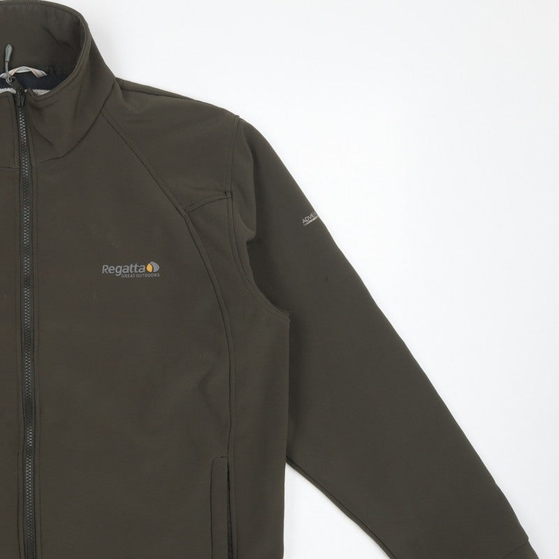 Regatta Men's Green XL 44in Softshell Wind Resistant Full Zip Jacket