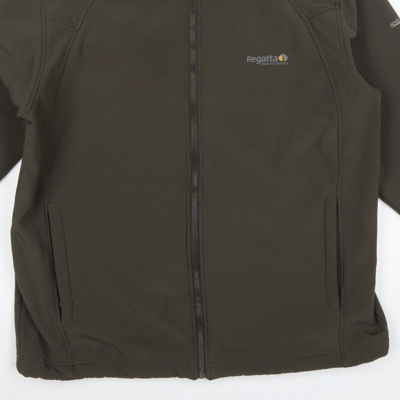Regatta Men's Green XL 44in Softshell Wind Resistant Full Zip Jacket
