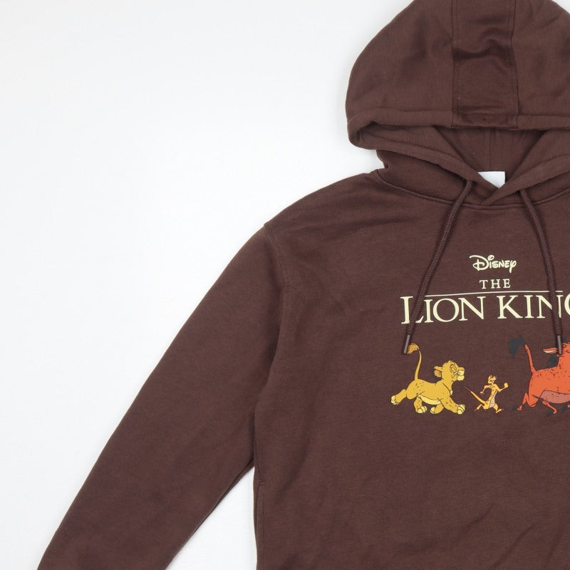 Disney Primark Women’s Brown M Lion King Graphic Pullover Hoodie