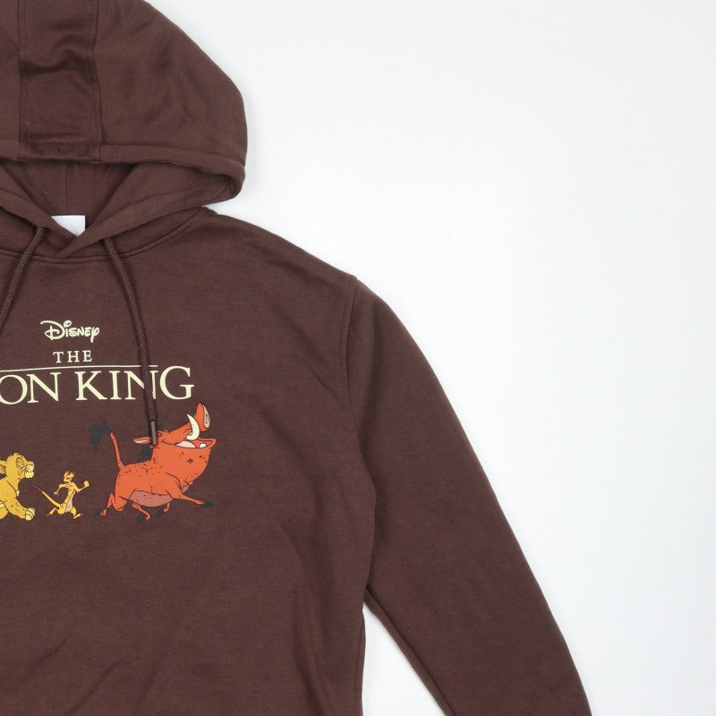 Disney Primark Women’s Brown M Lion King Graphic Pullover Hoodie
