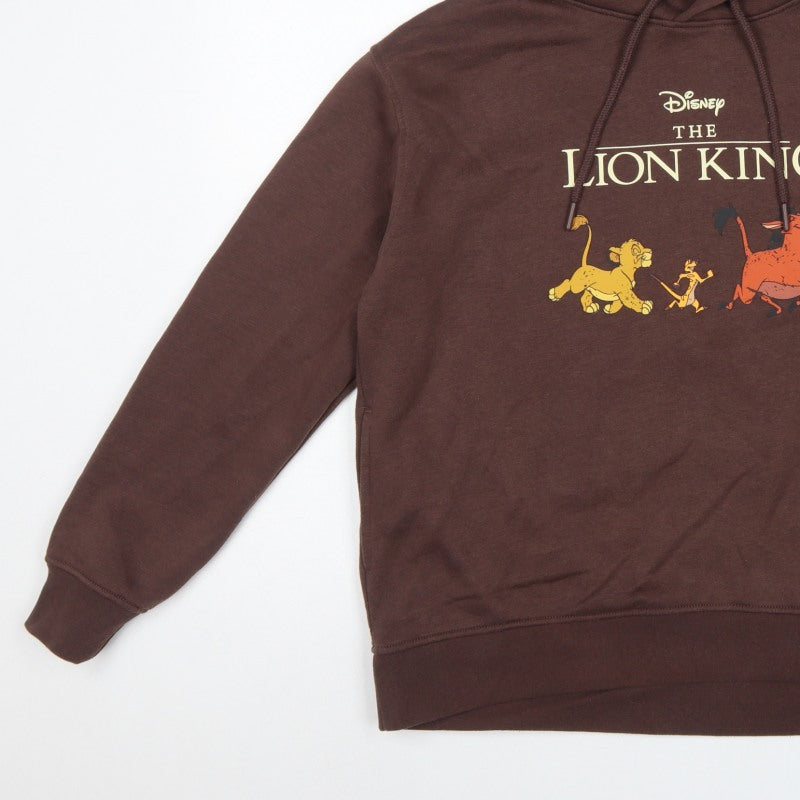 Disney Primark Women’s Brown M Lion King Graphic Pullover Hoodie