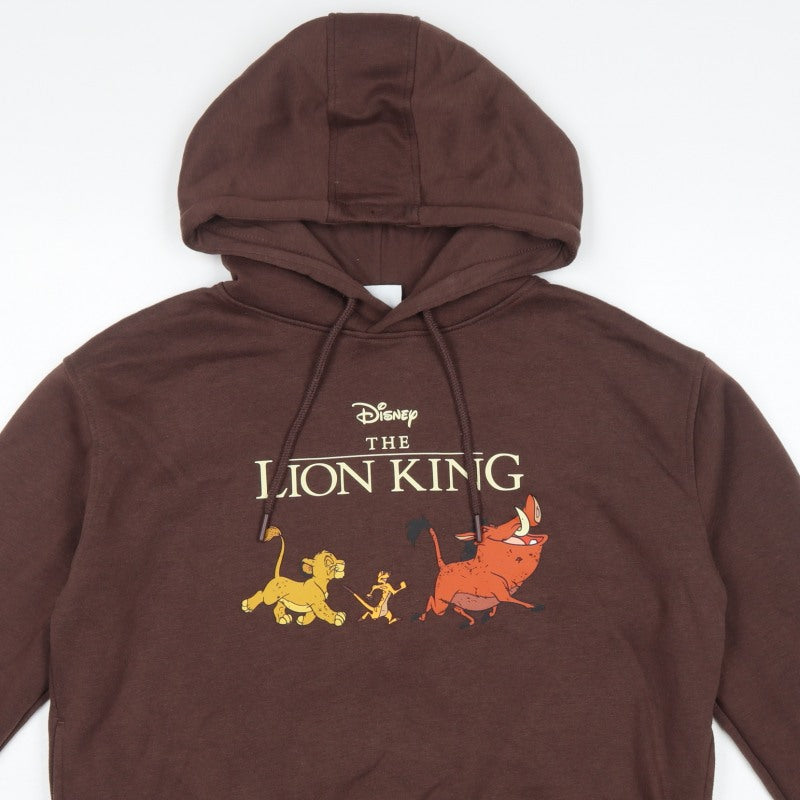 Disney Primark Women’s Brown M Lion King Graphic Pullover Hoodie