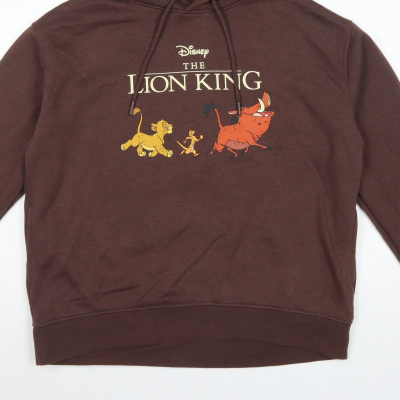 Disney Primark Women’s Brown M Lion King Graphic Pullover Hoodie
