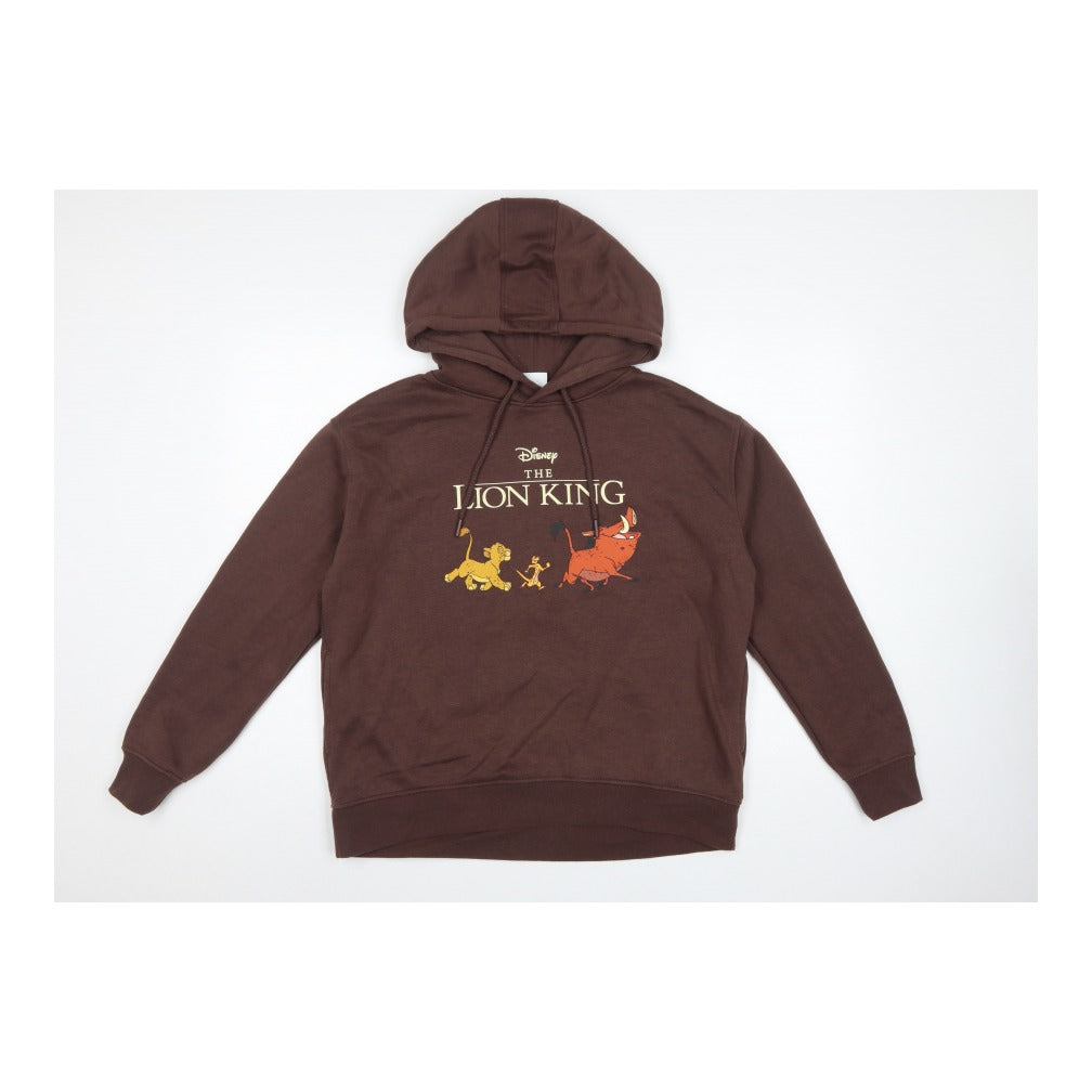 Disney Primark Women’s Brown M Lion King Graphic Pullover Hoodie