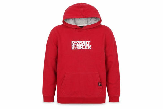 Saltrock Boys Red Age 13 Pullover Hoodie Logo Graphic Fleece