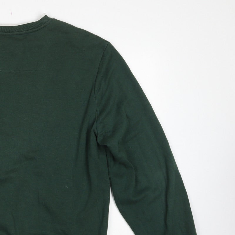 Threadbare Men’s Green 2XL Regular Fit Layered Crew Neck Sweatshirt