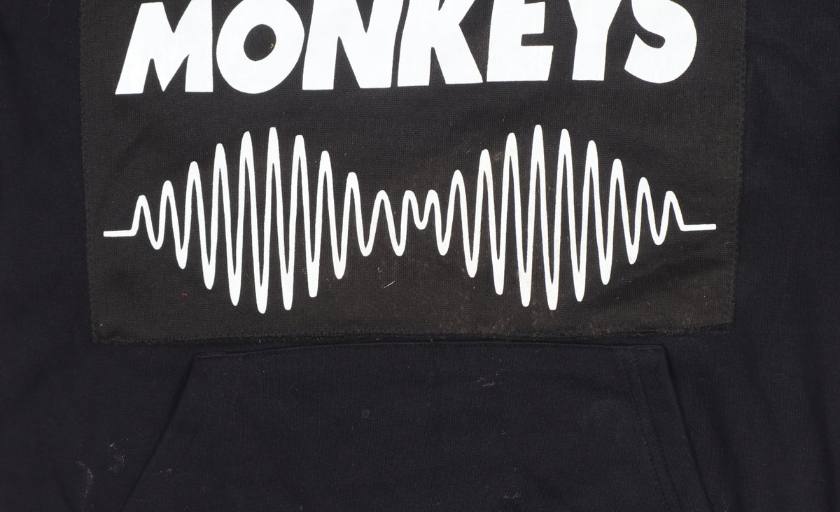 H&M Girls Black Arctic Monkeys Graphic Pullover Hoodie 13-14 Years