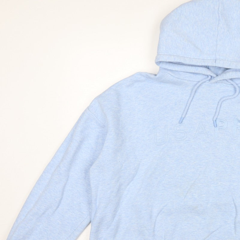 USA Pro Women's Blue UK 18 Oversized Logo Pullover Hoodie