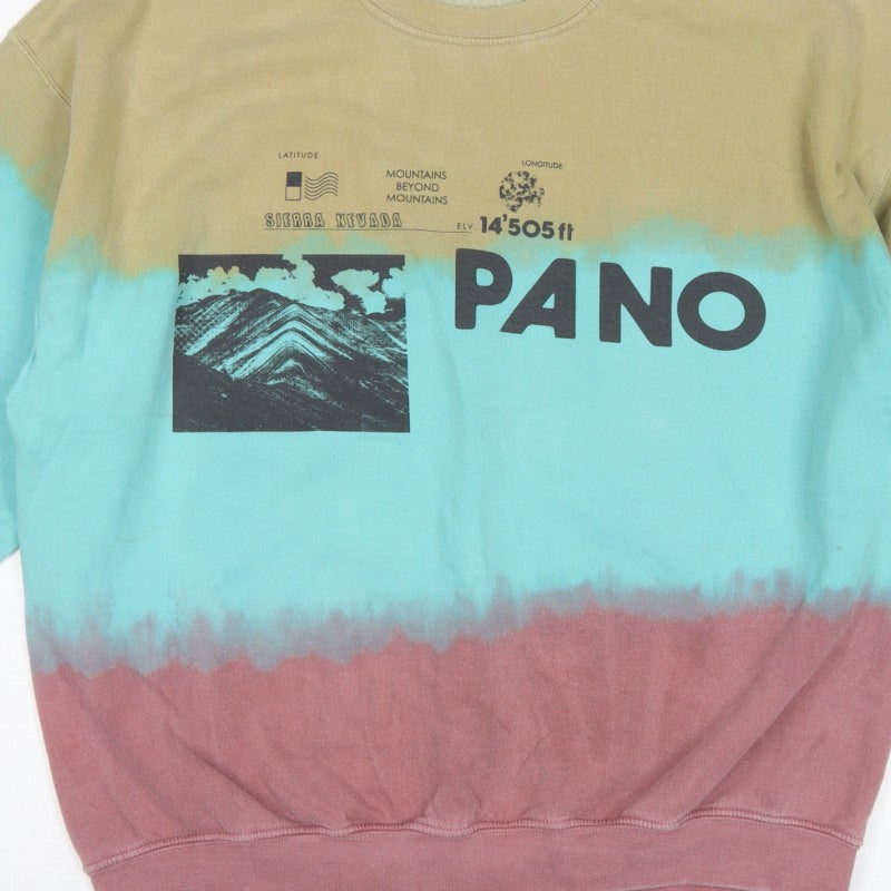 Urban Outfitters Men’s Multicoloured M Pano Graphic Crew Sweatshirt