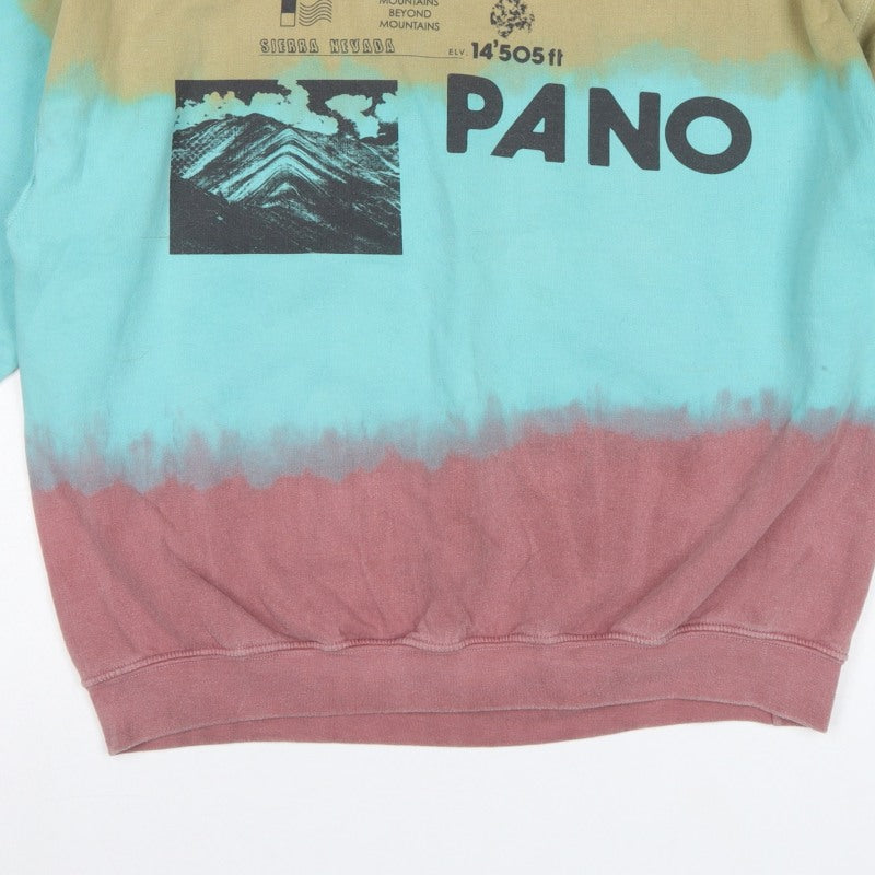 Urban Outfitters Men’s Multicoloured M Pano Graphic Crew Sweatshirt