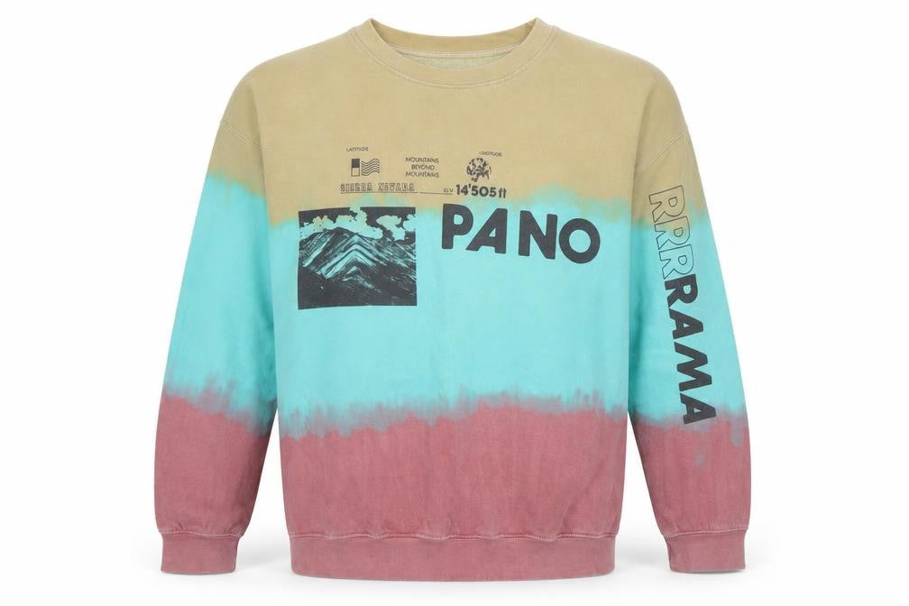 Urban Outfitters Men’s Multicoloured M Pano Graphic Crew Sweatshirt