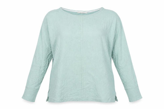 White Stuff Women’s Green UK 14 Crew Neck Cotton Modal Jumper