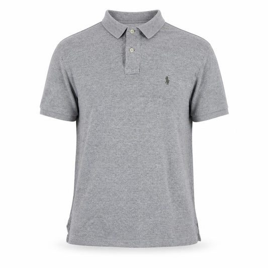 Polo Ralph Lauren Men's Grey M Custom Slim Fit Cotton Polo Shirt