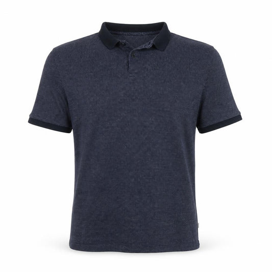 Autograph Men’s Blue Mix Pure Cotton Short Sleeve Polo Shirt Size L