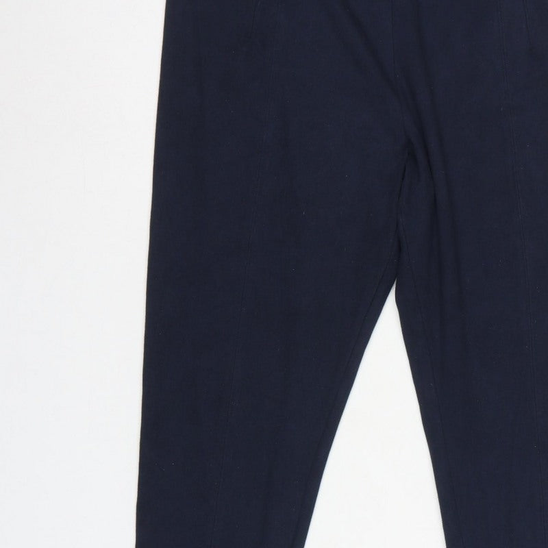 Marks & Spencer Women Blue Size 14 Short Stretch Leggings