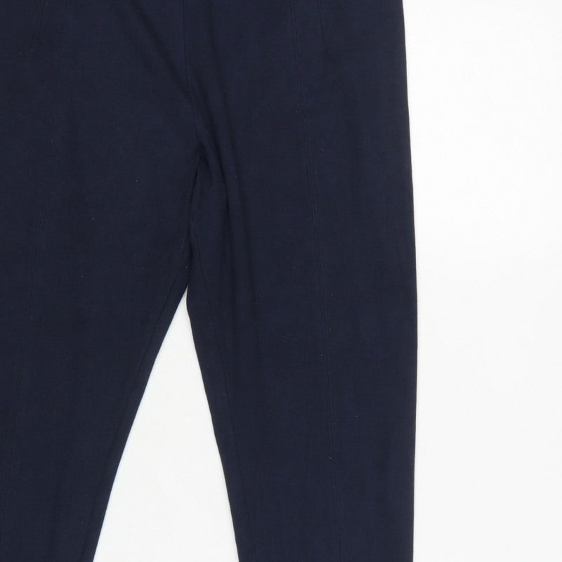 Marks & Spencer Women Blue Size 14 Short Stretch Leggings