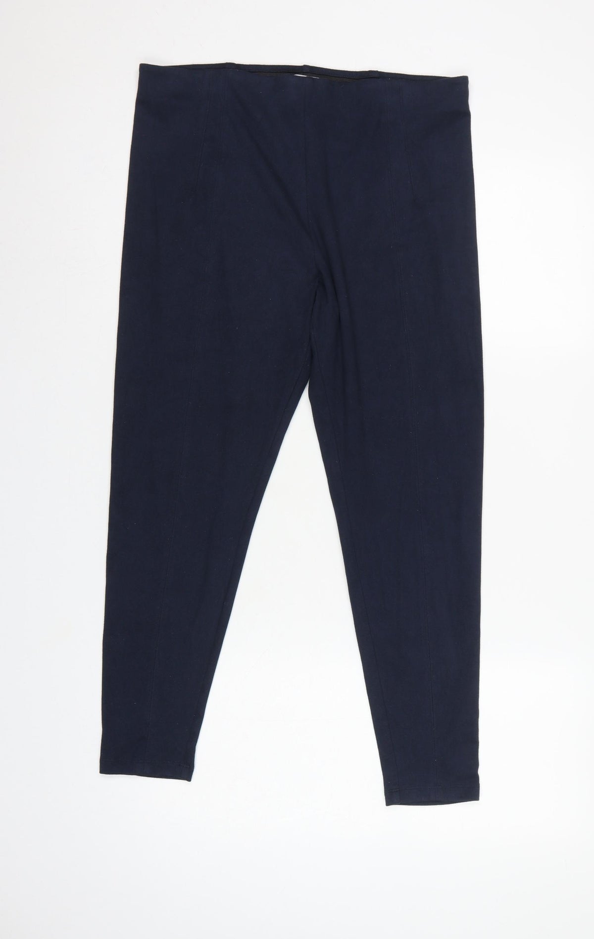 Marks & Spencer Women Blue Size 14 Short Stretch Leggings