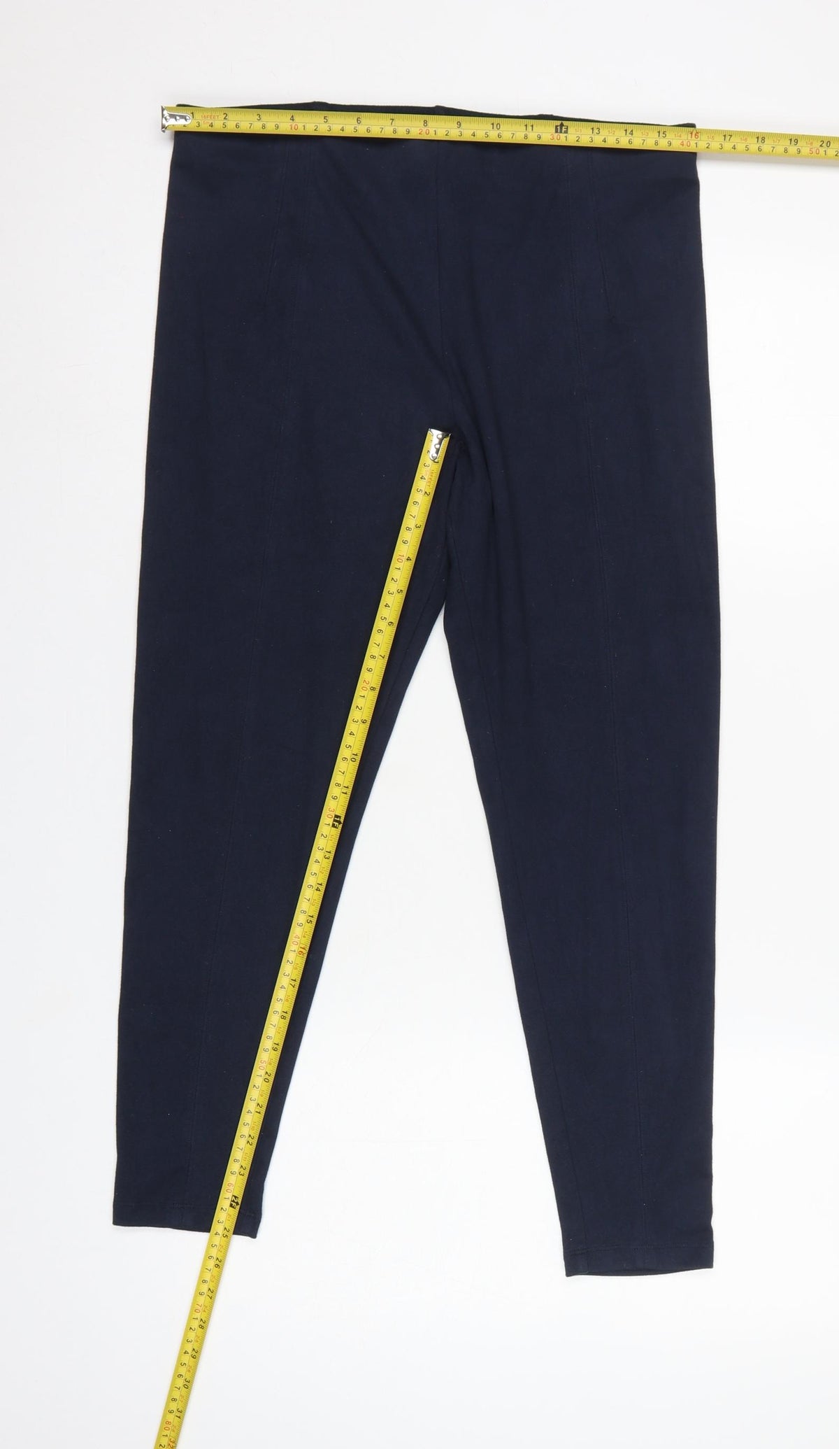 Marks & Spencer Women Blue Size 14 Short Stretch Leggings