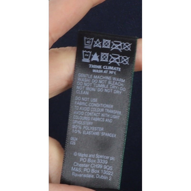 Marks & Spencer Women Blue Size 14 Short Stretch Leggings