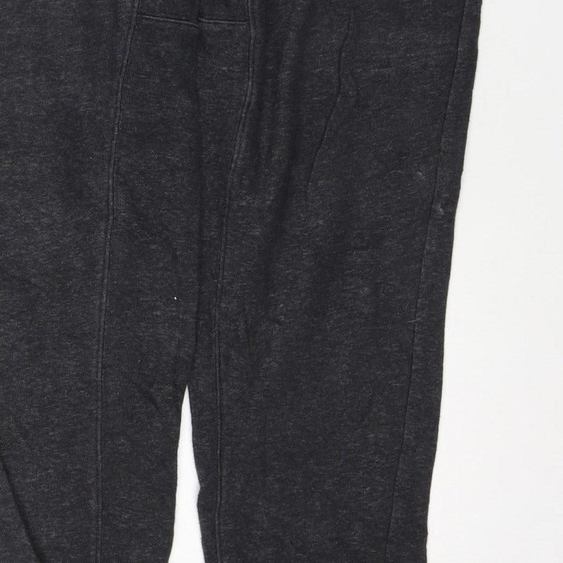 Nike Men’s Black L Jogger Sweatpants Drawstring Cotton Blend