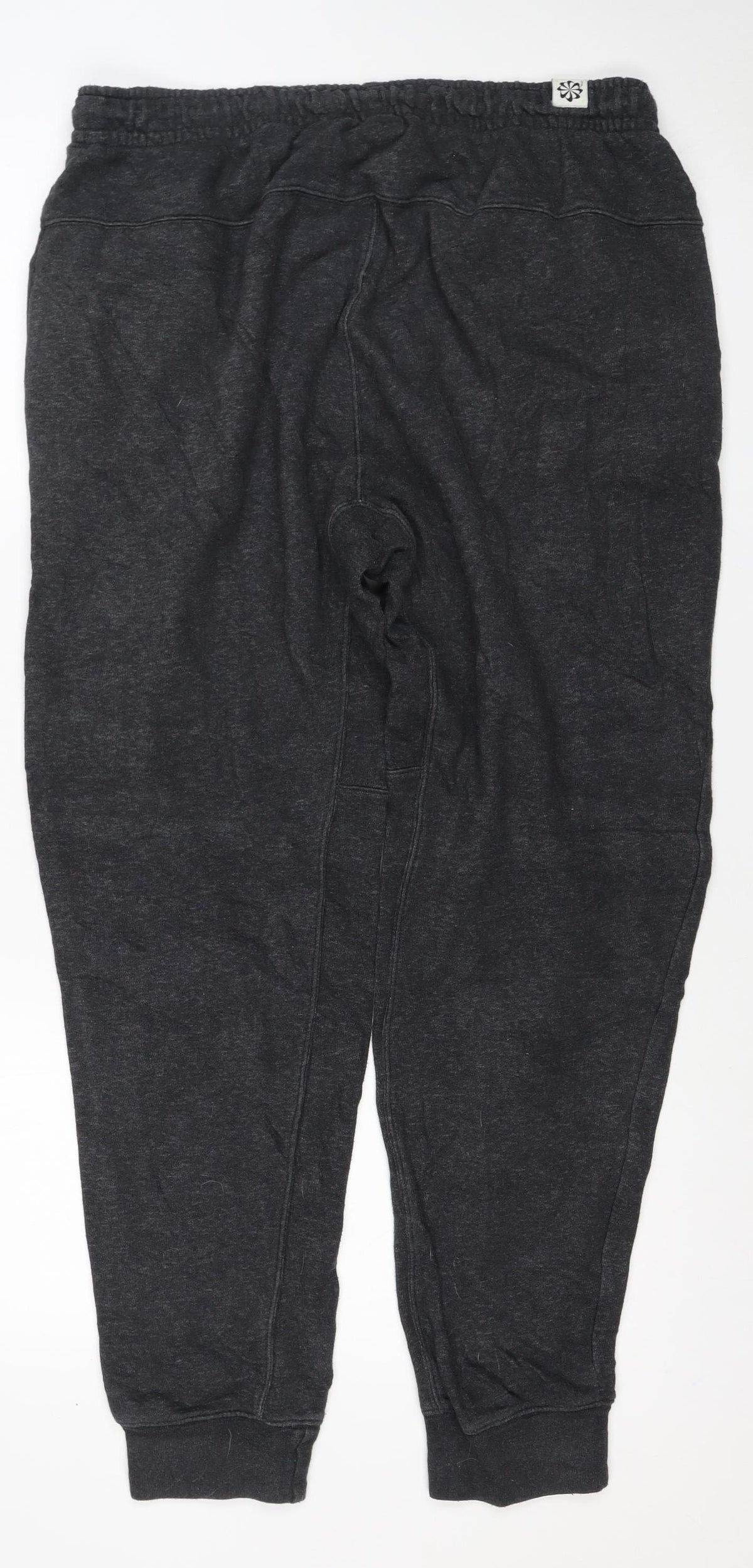 Nike Men’s Black L Jogger Sweatpants Drawstring Cotton Blend