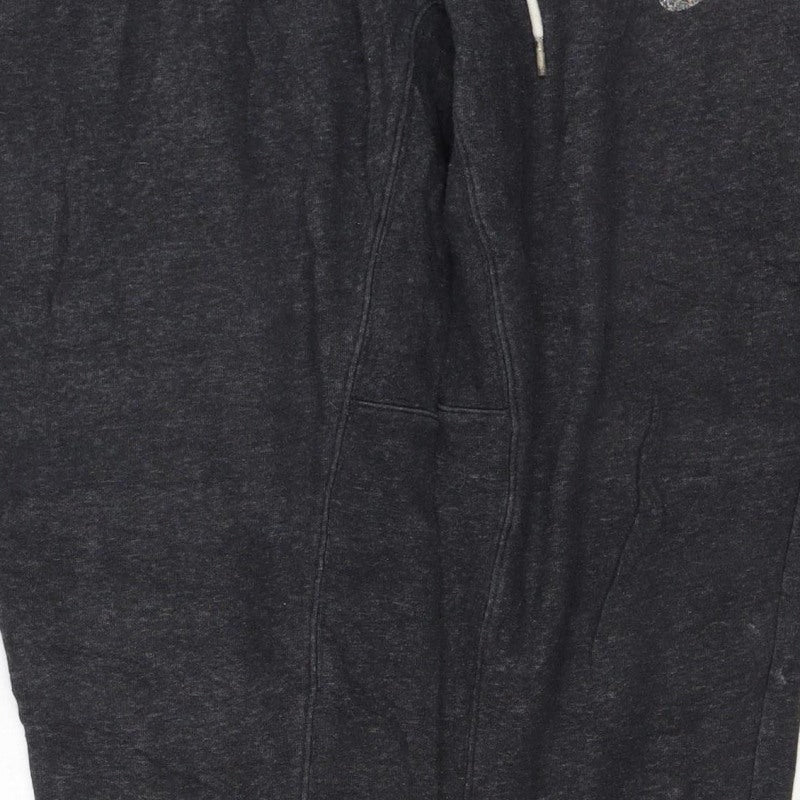 Nike Men’s Black L Jogger Sweatpants Drawstring Cotton Blend