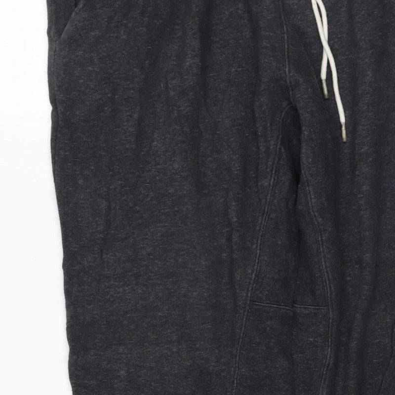 Nike Men’s Black L Jogger Sweatpants Drawstring Cotton Blend