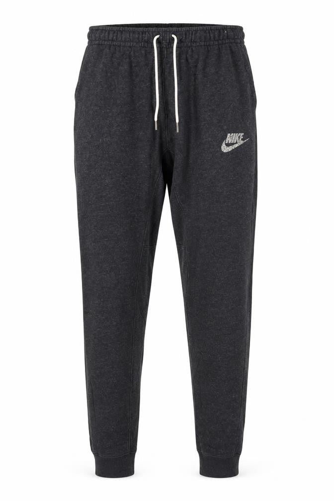 Nike Men’s Black L Jogger Sweatpants Drawstring Cotton Blend