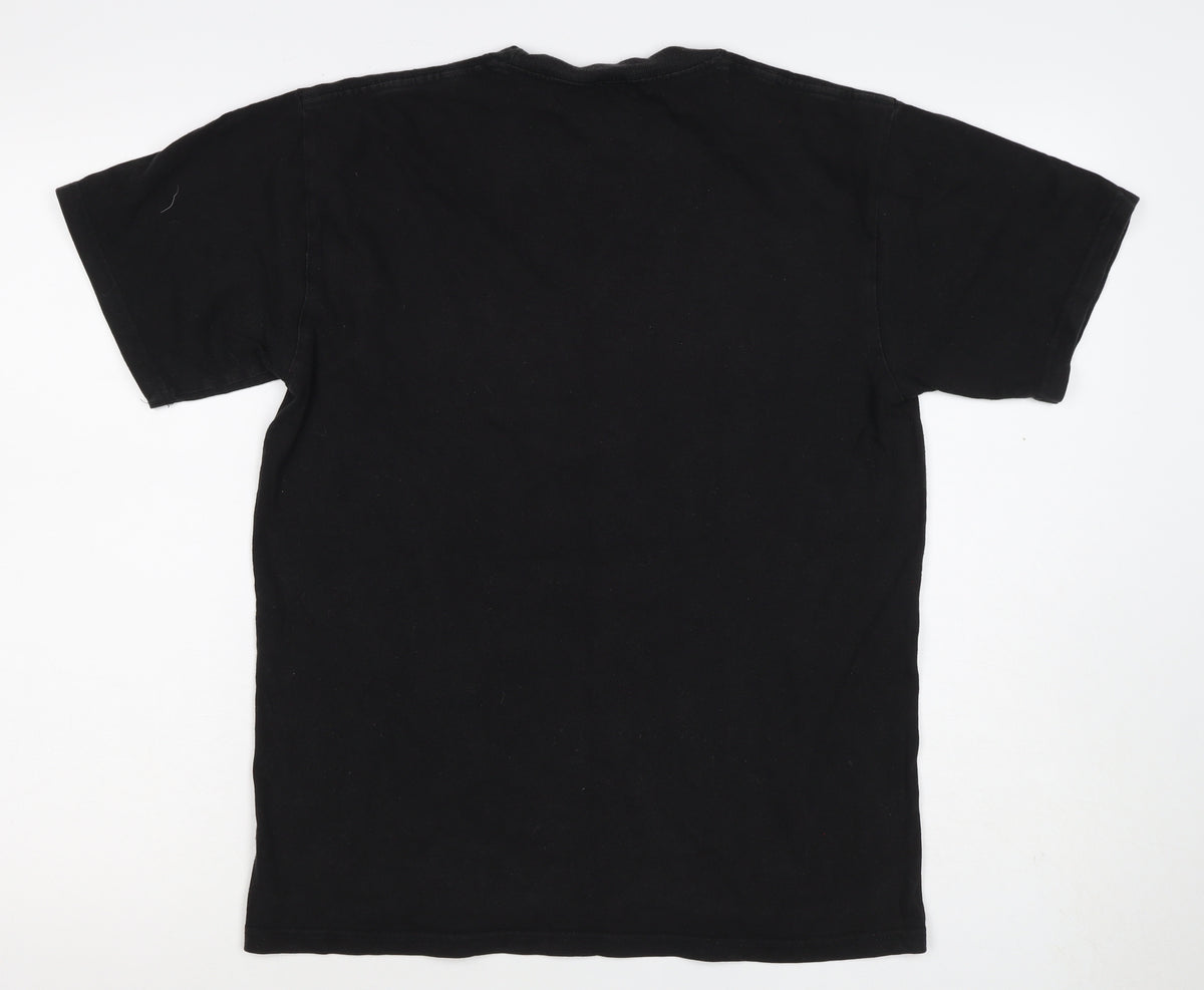 Hard Rock Cafe Manchester Unisex Black S Basic Cotton T-Shirt